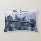 Celebrate Love NYC Skyline アクセントクッション (正面)