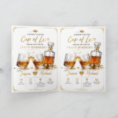 "Celebrate Love with Whiskey and Romance" カード (内部)