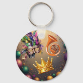 Celebrate Mardie Gras by Sommer Hamilton キーホルダー (裏面)