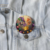 Celebrate Mardie Gras by Sommer Hamilton 缶バッジ (インサイチュ)