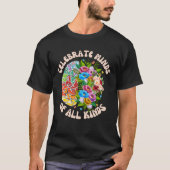 Celebrate Minds Of All Kinds Neurodiversity Autism Tシャツ (正面)
