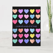 Celebrate Minds Of All Kinds Valentines Neurodiver カード (正面)