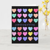 Celebrate Minds Of All Kinds Valentines Neurodiver カード (黄色い花)