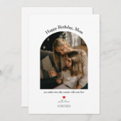 Celebrate Mom with a warm, heartfelt birthday card シーズンカード (正面/裏面)