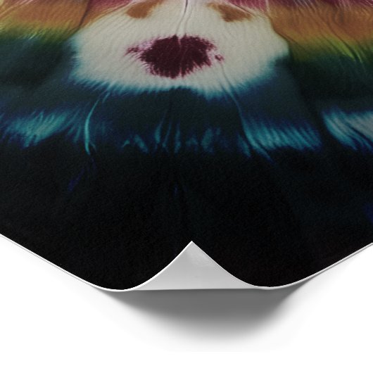 Celebrate National Tye-Dye Day With Striking Wall ポスター (角)