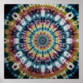 Celebrate National Tye-Dye Day With Striking Wall ポスター (正面)
