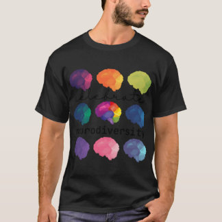 celebrate neurodiversity friend tシャツ
