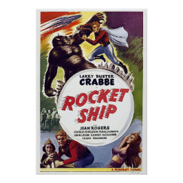 Celebrate pulp-era adventure with this Buster Crab ポスター