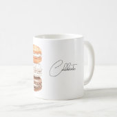 Celebrate Pumpkin Vanilla Chocolate Macaroons コーヒーマグカップ (正面右)