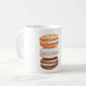 Celebrate Pumpkin Vanilla Chocolate Macaroons コーヒーマグカップ (正面左)