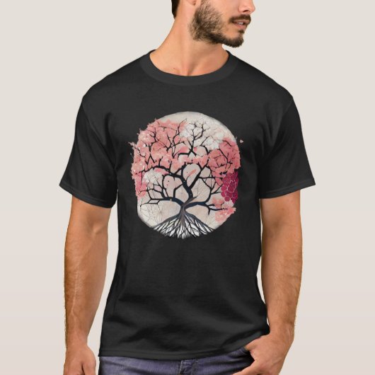 Celebrate Renewal and Growth with Blossoming Tree  Tシャツ (正面)