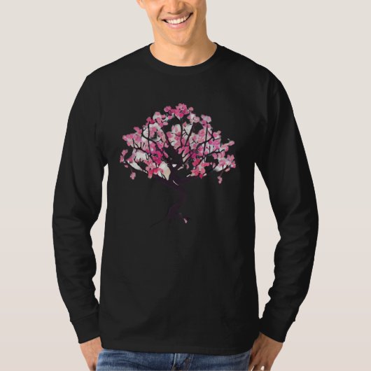 Celebrate Spring with a Cherry Blossom Geometric Tシャツ (正面)