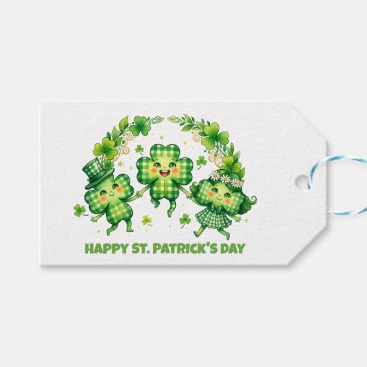 Celebrate St. Patrick’s Day ギフトタグ (正面(横))