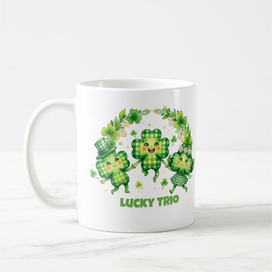 Celebrate St. Patrick’s Day コーヒーマグカップ (左)