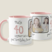 Celebrate the 40th Birthday in Style, Personalized マグカップ