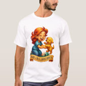 Celebrate the bond between humans and pets & Love Tシャツ (正面)