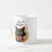 Celebrate the Magic – Halloween Cat コーヒーマグカップ (正面左)
