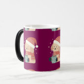 Celebrate the magic of Christmas - Dog モーフィングマグカップ (正面左)