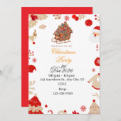 Celebrate the Magic of Christmas – You're Invited! 招待状 (正面/裏面)