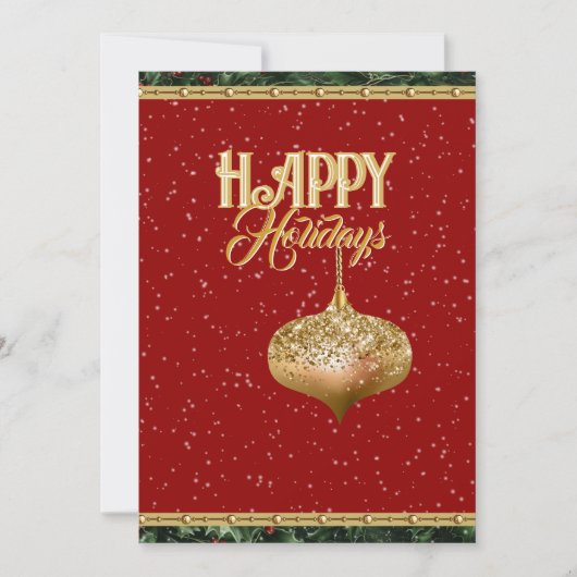Celebrate the Season with a Sparkling Holiday Card シーズンカード (正面)