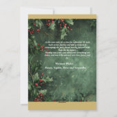 Celebrate the Season with a Sparkling Holiday Card シーズンカード (裏面)