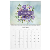 Celebrate the Seasons in Bloom – 2026 Floral カレンダー (3月 2026)