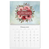 Celebrate the Seasons in Bloom – 2026 Floral カレンダー (2月 2026)