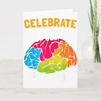 Celebrate The Spectrum Vibrant Brain  カード
