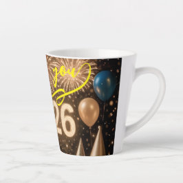 Celebrate the start of 2026 with gratitude  カフェラテマグ