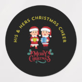 Celebrate togetherness this season with this adora ラベル (デザイン1)