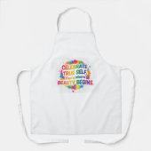 Celebrate True Self Sticker エプロン (正面)