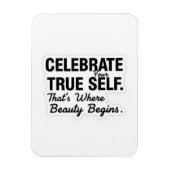 Celebrate True Self Sticker マグネット (縦)