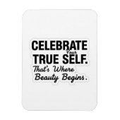 Celebrate True Self Sticker マグネット (縦)