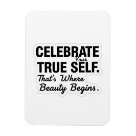 Celebrate True Self Sticker マグネット