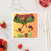 "Celebrate Unity: A Joyful Kwanzaa Gathering" スタンダードカクテルナプキン (インサイチュ)