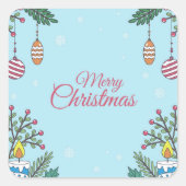 Celebrate with Us  スクエアシール (正面)