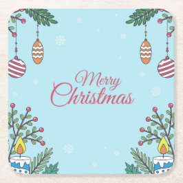 Celebrate with Us  スクエアペーパーコースター