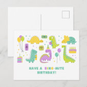 Celebrate You! Happy Birthday ポストカード (正面/裏面)