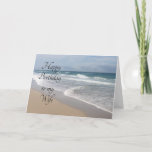 CELEBRATE YOUR "BIRTHDAY" AT THE BEACH CARD カード<br><div class="desc">THANKS FOR STOPPING BY 1 OF MY 8 STORES. HAPPY BIRTHDAY TO YOU AND YOUR LOVED ONE!</div>