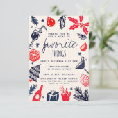 Celebrate Your Favorite Things Christmas Holiday 招待状 (スタンド正面)