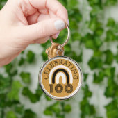 Celebrating 100 Typography キーホルダー (手)