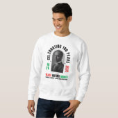 Celebrating 100 Years BHM BLACK HISTORY MONTH  スウェットシャツ (正面フル)
