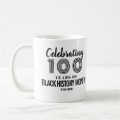 Celebrating 100 Years Of Black History Month コーヒーマグカップ (左)