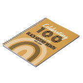 Celebrating 100 Years Of Black History Month ノートブック (左側)