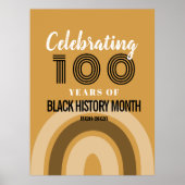 Celebrating 100 Years Of Black History Month ポスター (正面)