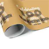 Celebrating 100 Years Of Black History Month ラッピングペーパー (ロールコーナー)