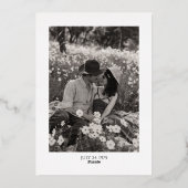 Celebrating 50 Years Anniversary Photo 箔招待状 (裏面)