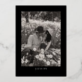 Celebrating 50 Years Anniversary Photo 箔招待状 (裏面)