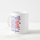 celebrating America’s 250th anniversary コーヒーマグカップ (正面左)