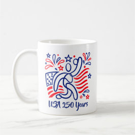 celebrating America’s 250th anniversary コーヒーマグカップ